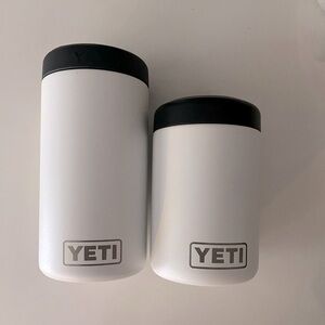Yeti can cooler colster 12oz and tall 16oz white
